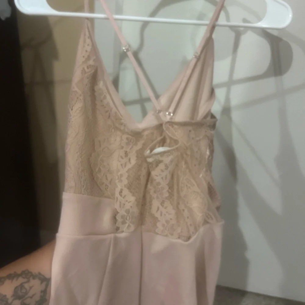 Love Tree Pink Embellished Ruffled Mini Dress - Picture 3 of 5